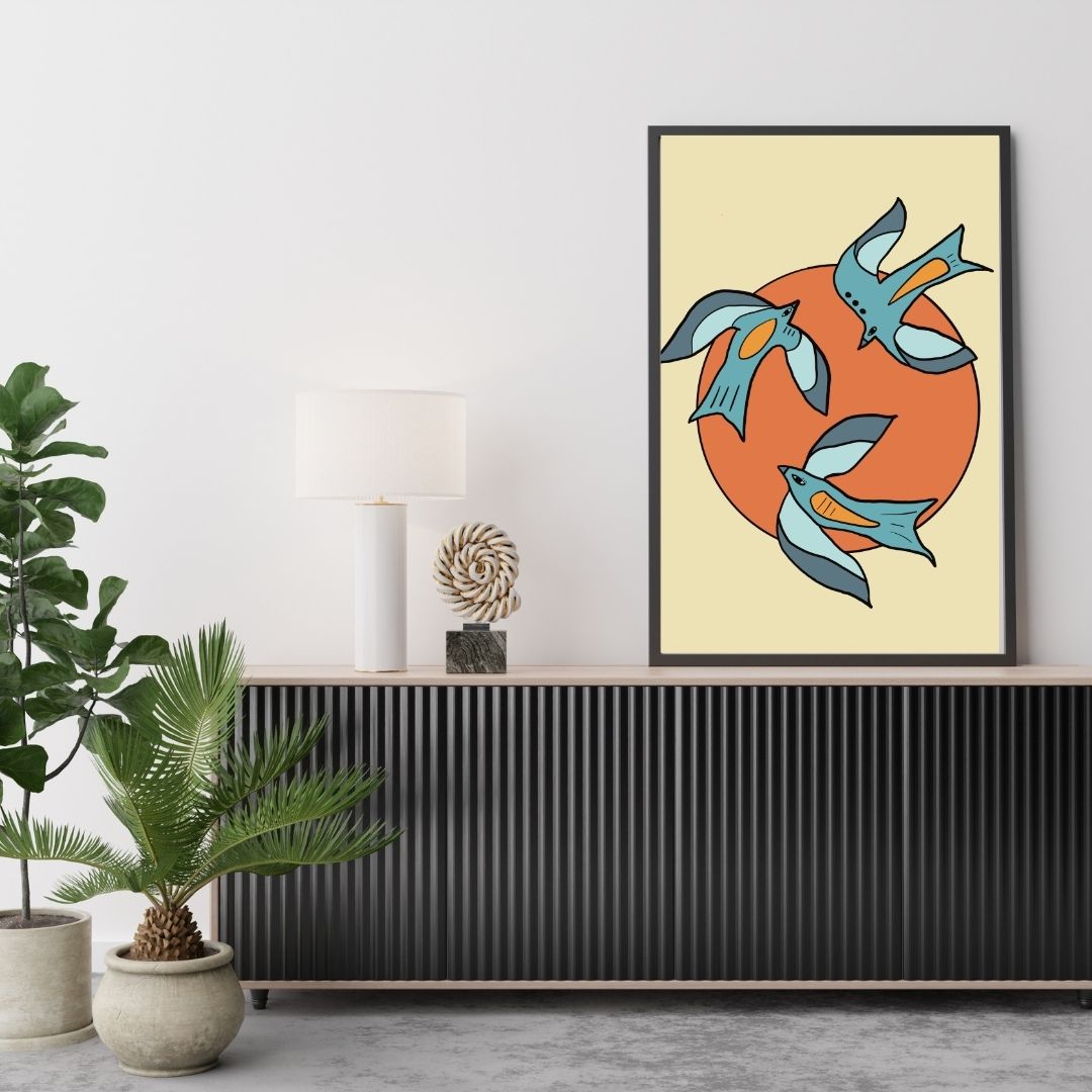 BLUE BIRDS